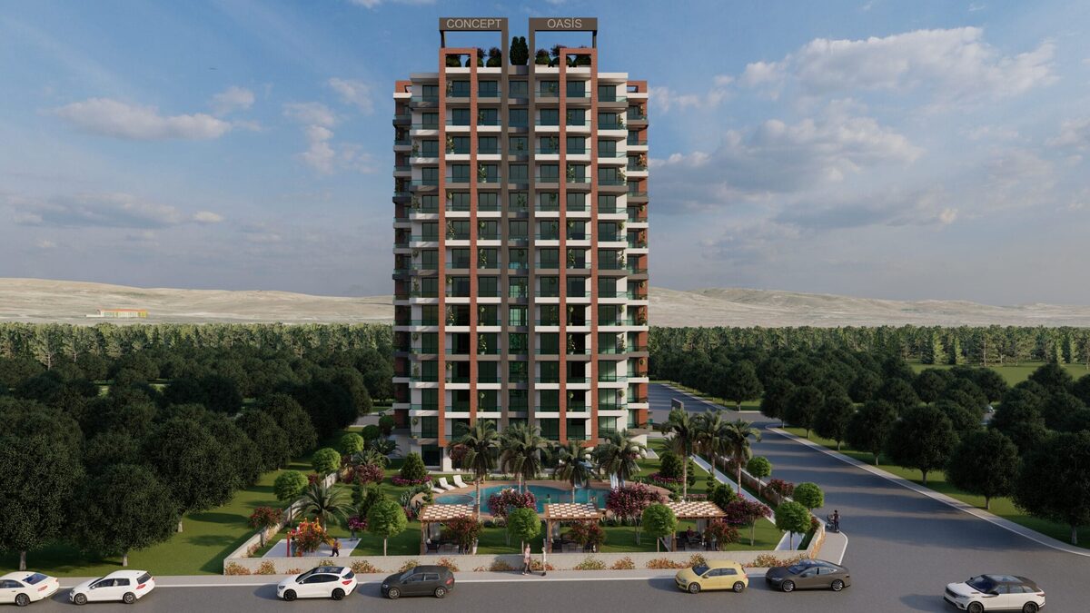 Квартира з 1 спальнею, 47м² в Мерсін, Туреччина [ID: TM03-025]