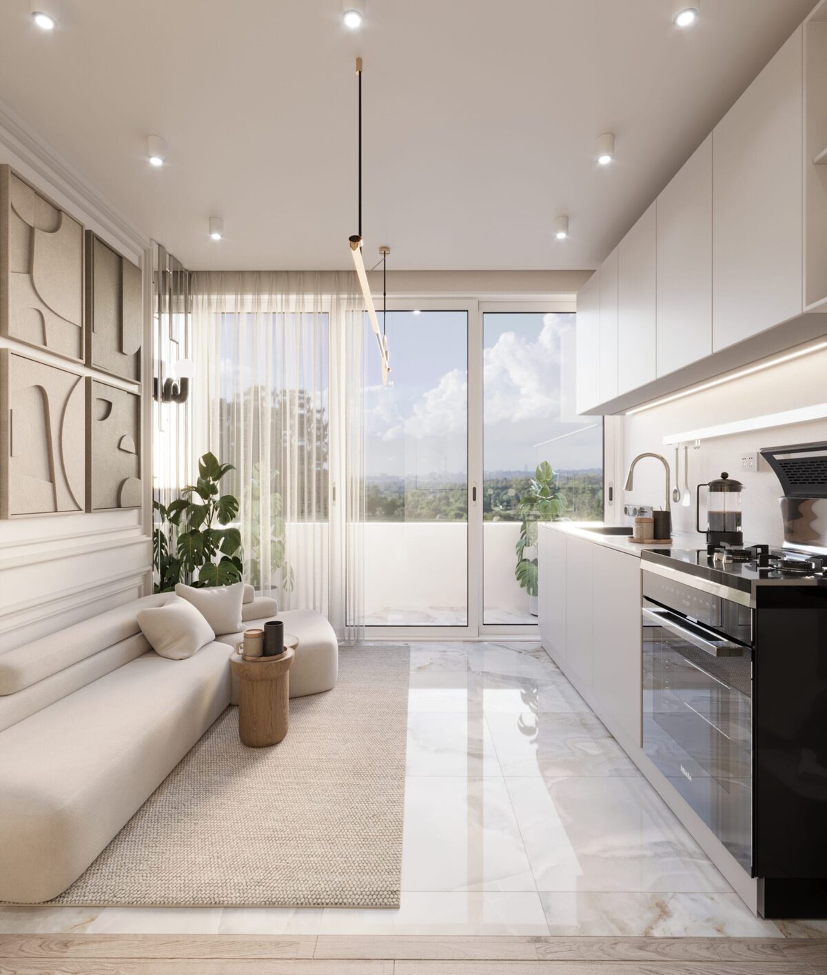 Квартира з 1 спальнею, 47м² в Мерсін, Туреччина [ID: TM03-025]