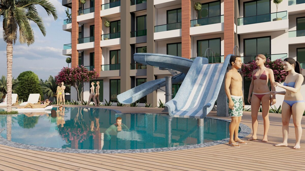 Студії з 1 спальнею, 32м² в Мерсін, Туреччина [ID: TM03-024]