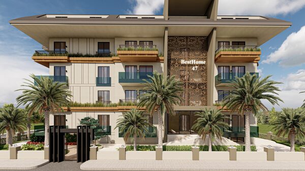 Квартира в Алания, Турция, 52м²