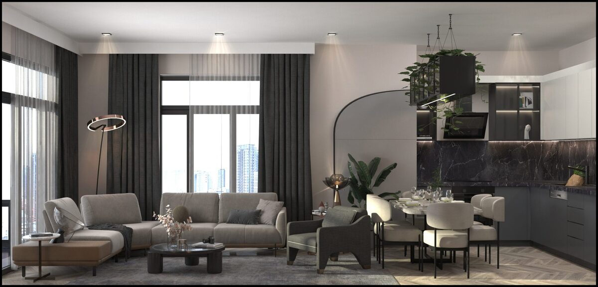 Квартира з 1 спальнею, 47.7м² в Мерсін, Туреччина [ID: TM04-003]