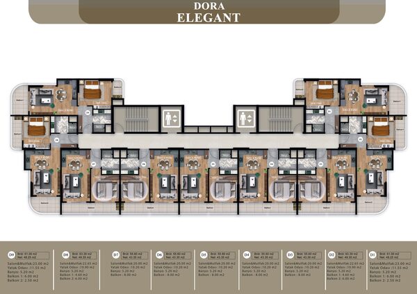 Apartment in Mersin, Turkey, 43m² - image 3