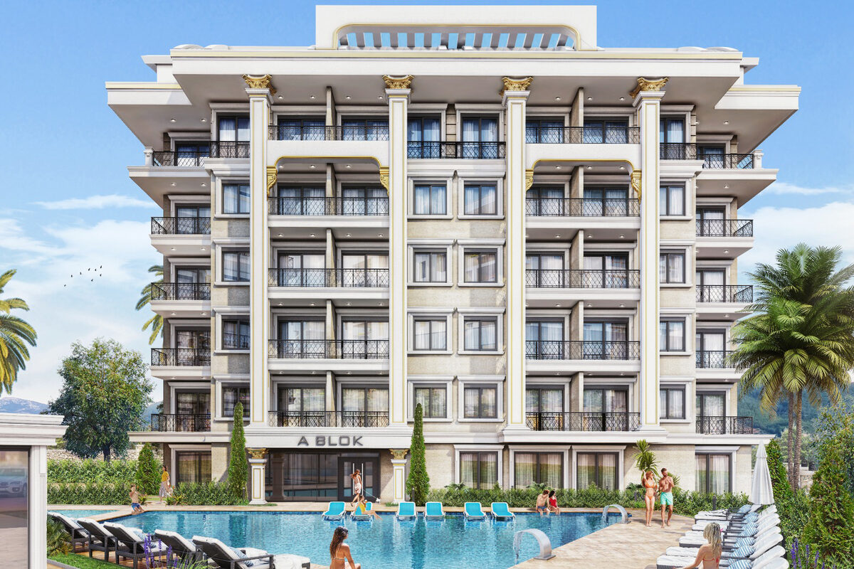 Квартира з 2 спальнями, 44.6м² в Аланія, Туреччина [ID: TA08-033]