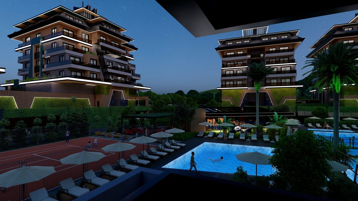 Квартира з 1 спальнею, 58м² в Аланія, Туреччина [ID: TA33-002]