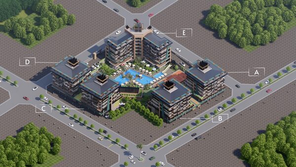 Квартира в Алания, Турция, 58м² - изображение 13