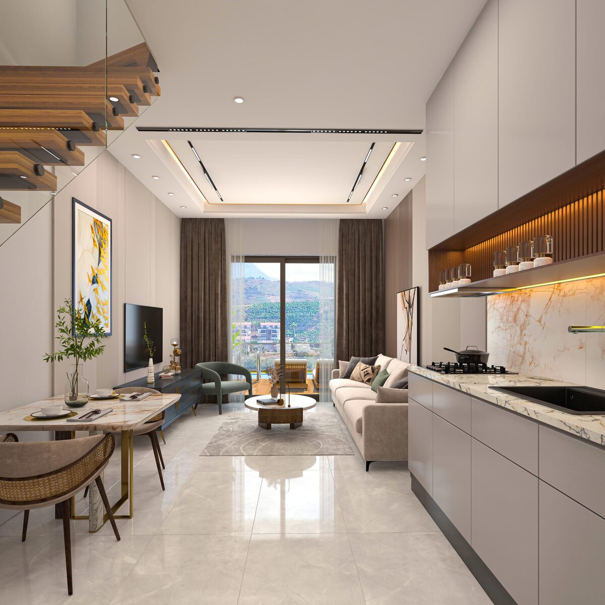 Dupleks z 2 sypialniami, 85m² w Alanya, Turcja [ID: TA36-003]