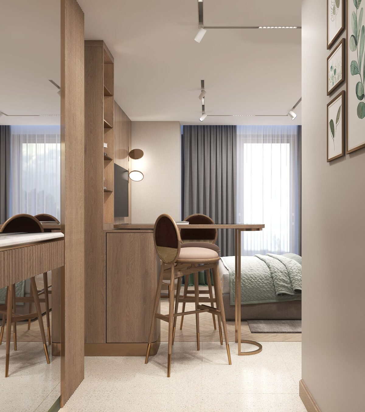 Квартира с 1 спальней, 29м² в Батуми, Грузия [ID: 0402-001]