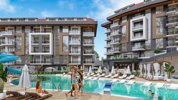 Квартира в Алания, Турция, 45м² - изображение 2