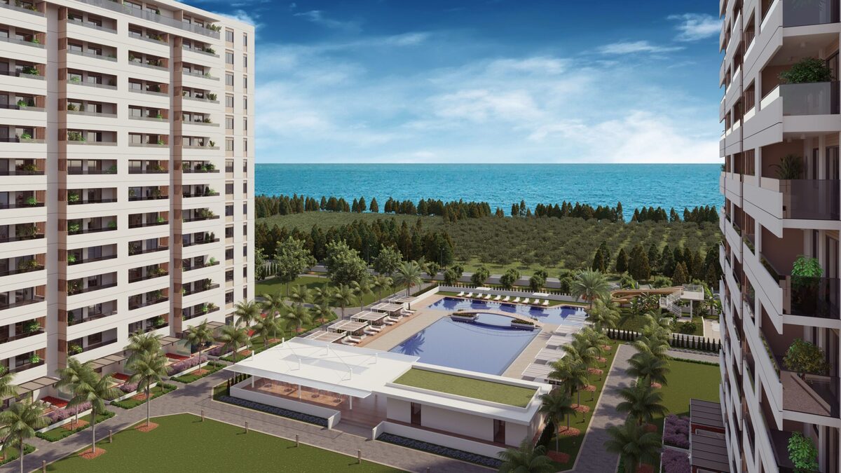 Apartment with 2 bedrooms, 61m² in Mersin, Turkey [ID: TM01-002]
