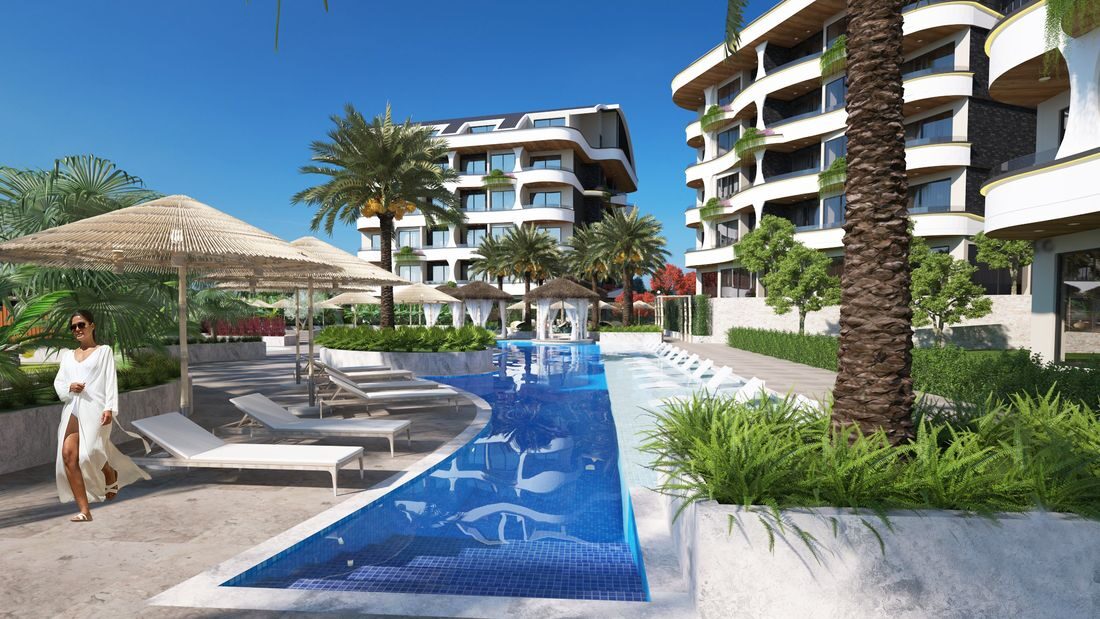 Квартира с 1 спальней, 55м² в Алания, Турция [ID: TA25-005]