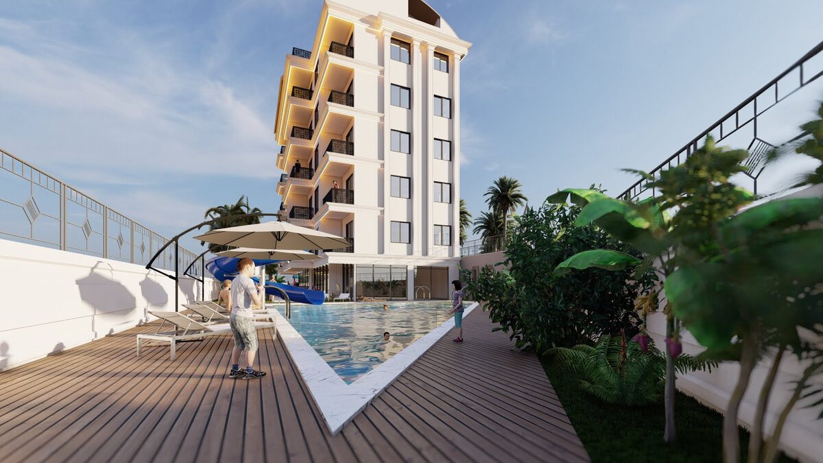Квартира с 1 спальней, 56м² в Алания, Турция [ID: TA18-001]