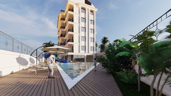 Квартира в Алания, Турция, 56м²