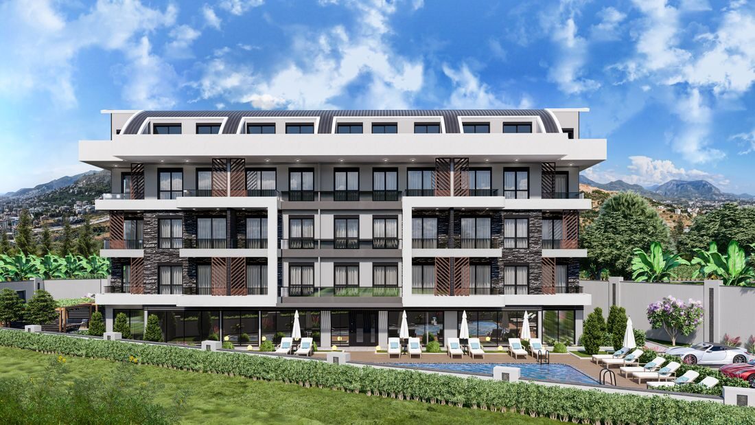 Apartament z 1 sypialnią, 45m² w Alanya, Turcja [ID: TA08-023]