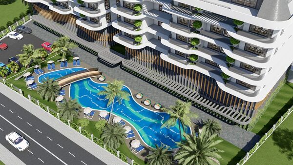 Дуплекс в Алания, Турция, 90м² - изображение 4