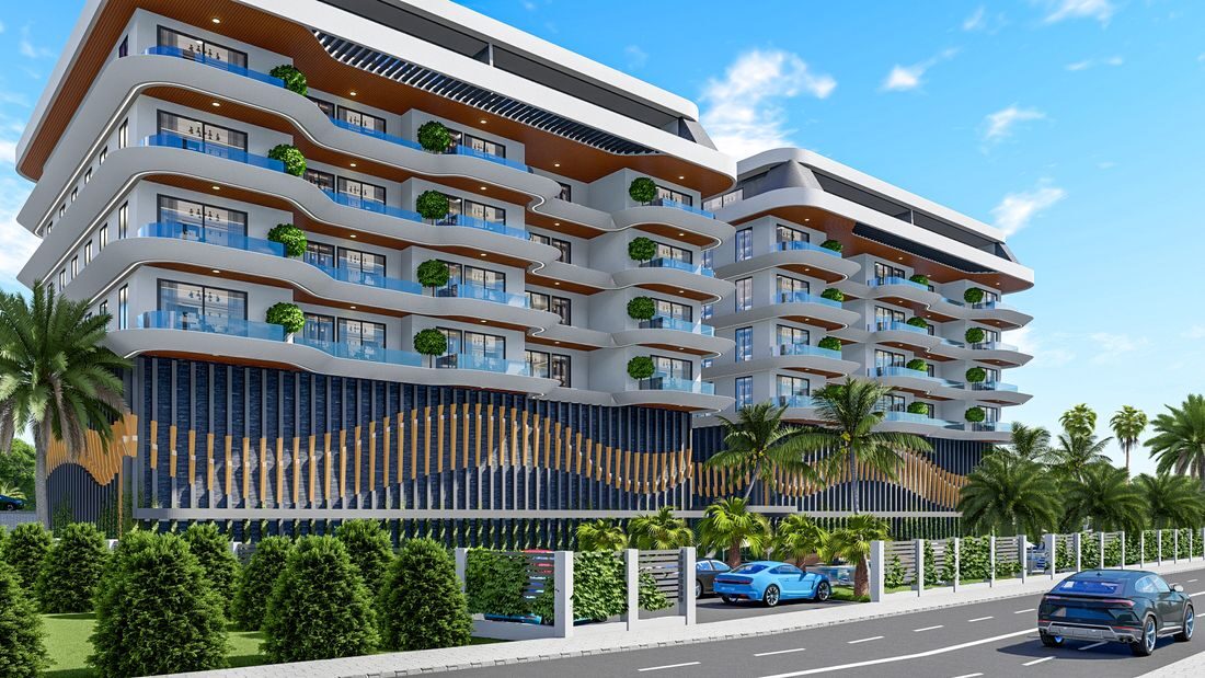 Dupleks z 1 sypialnią, 45m² w Alanya, Turcja [ID: TA03-010]