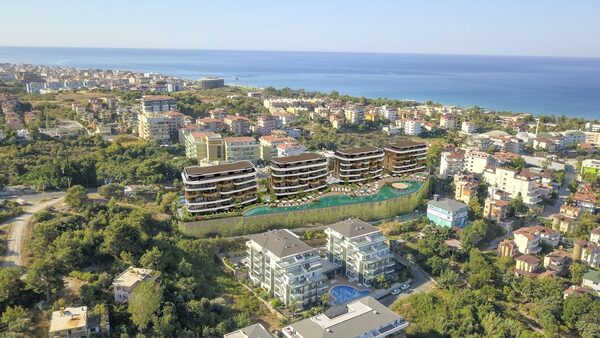 Апартаменты 1 спальня 45 м² в Алании