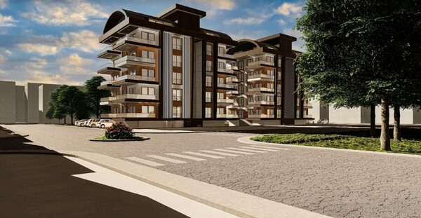 Апартаменты 1 спальня 53 м² в Алании