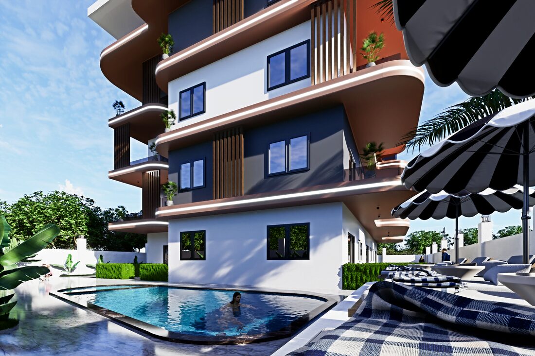 Apartment with 1 bedroom, 49m² in Alanya, Turkey [ID: TA02-003]