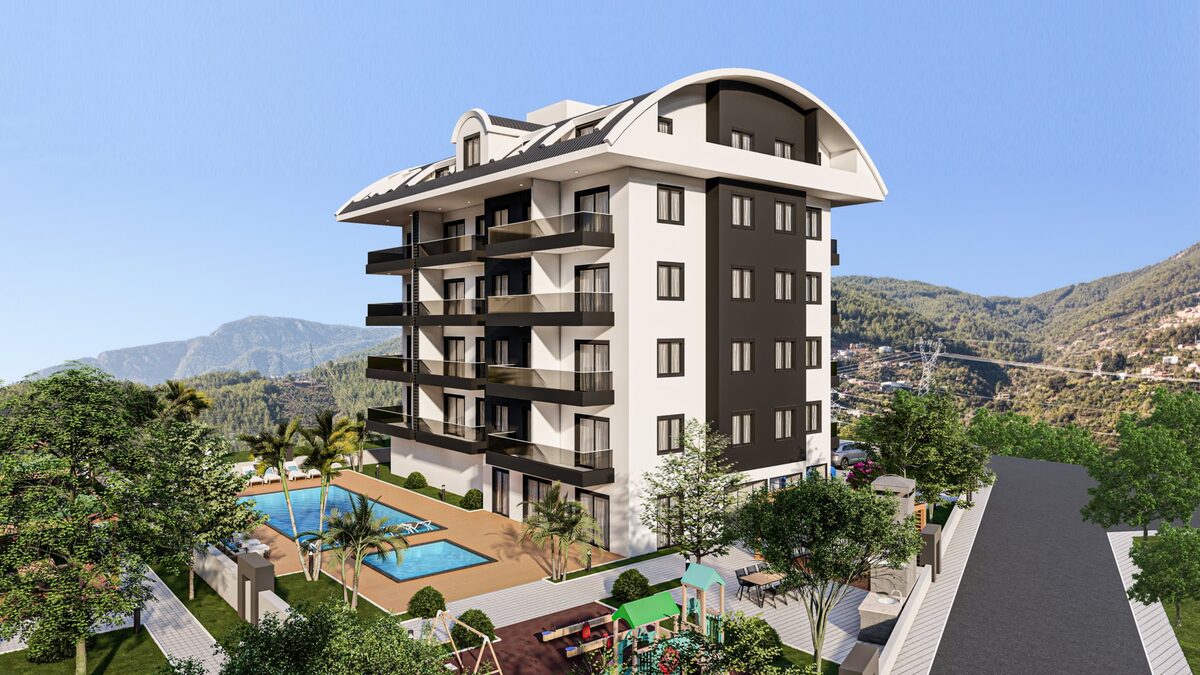 Apartament z 1 sypialnią, 48m² w Alanya, Turcja [ID: TA02-006]