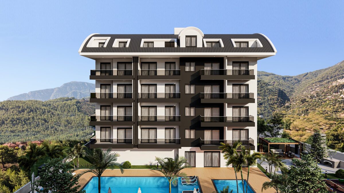 Apartament z 2 sypialniami, 65m² w Alanya, Turcja [ID: TA02-007]