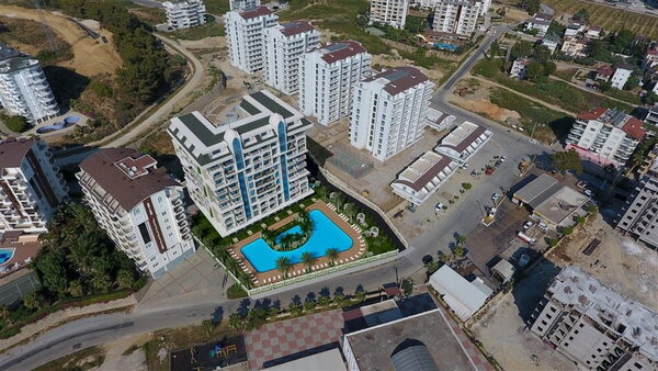 Апартаменти 1 спальня 44 м² в Аланії