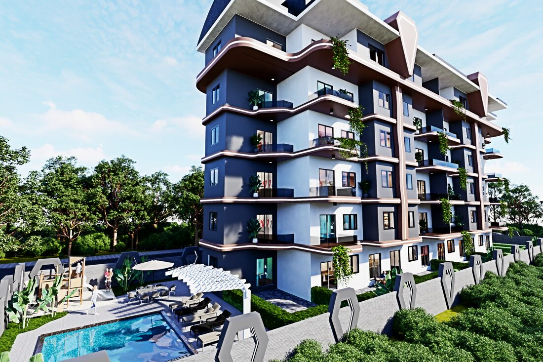 Квартира з 1 спальнею, 47м² в Аланія, Туреччина [ID: TA02-001]