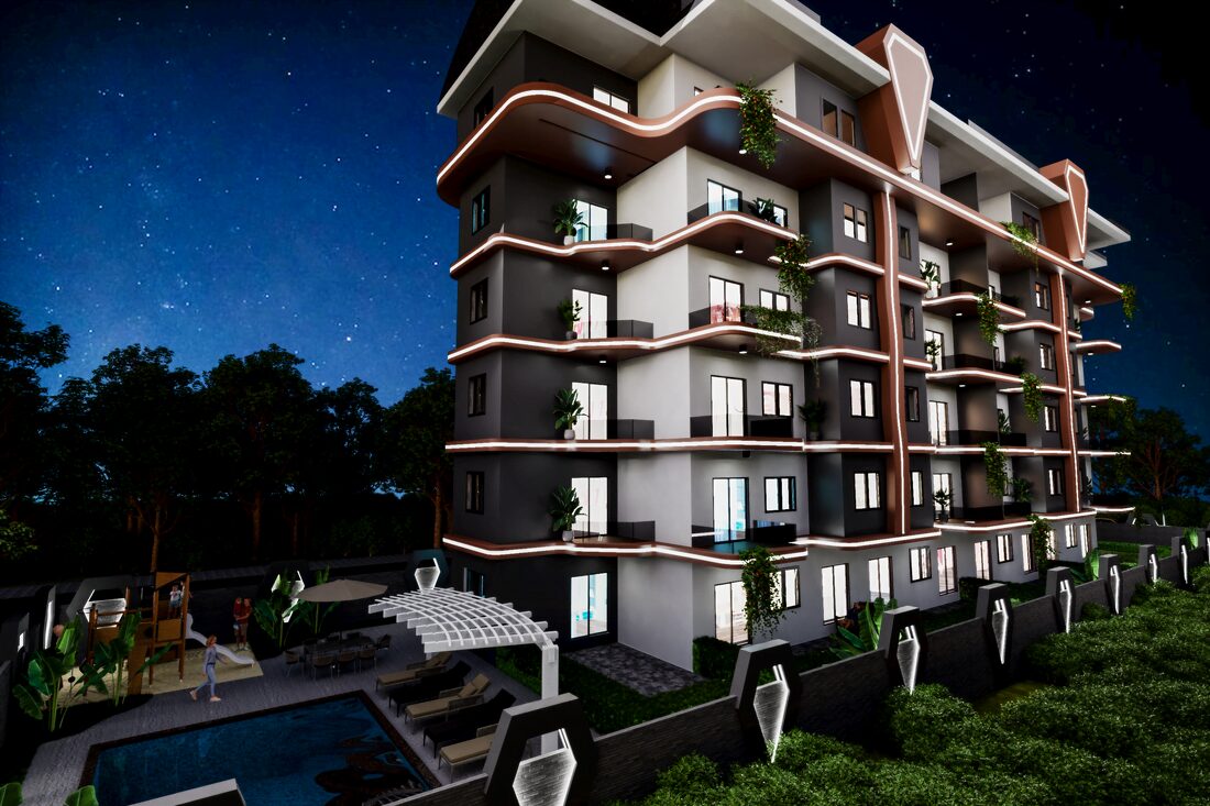 Квартира з 1 спальнею, 47м² в Аланія, Туреччина [ID: TA02-001]