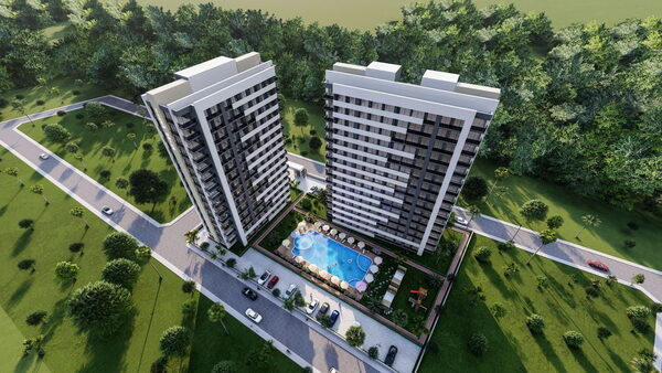Mieszkanie 1 pokojowe 65 m² w Mersin