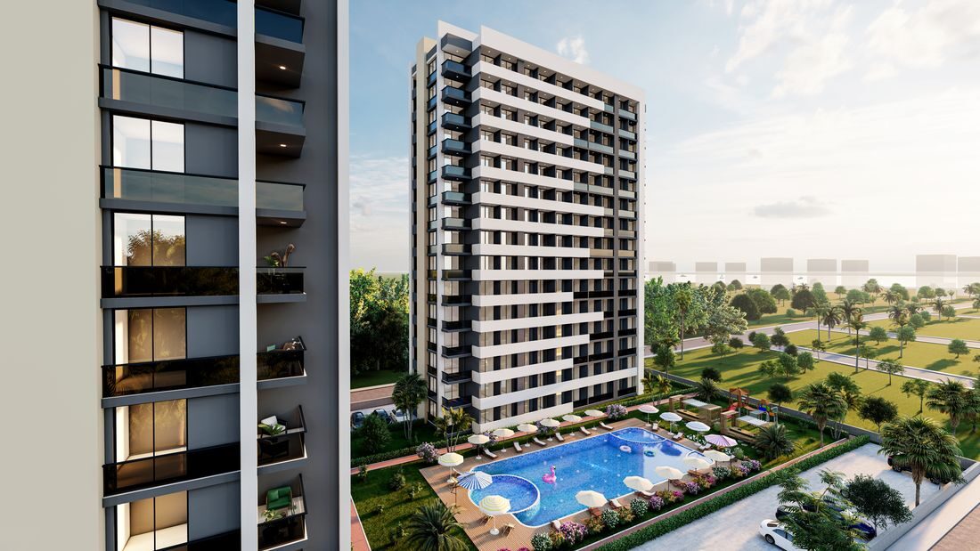 Apartament z 1 sypialnią, 65m² w Mersin, Turcja [ID: TM03-011]