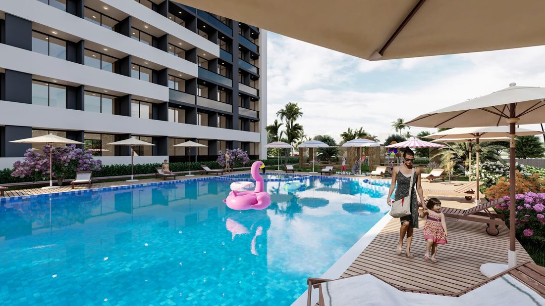 Apartament z 1 sypialnią, 65m² w Mersin, Turcja [ID: TM03-011]