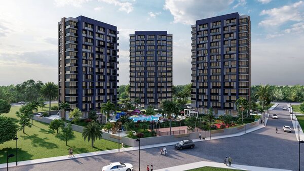 Apartament w Mersin, Turcja, 56m²