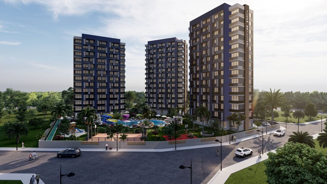 Apartament z 1 sypialnią, 56m² w Mersin, Turcja [ID: TM03-001]