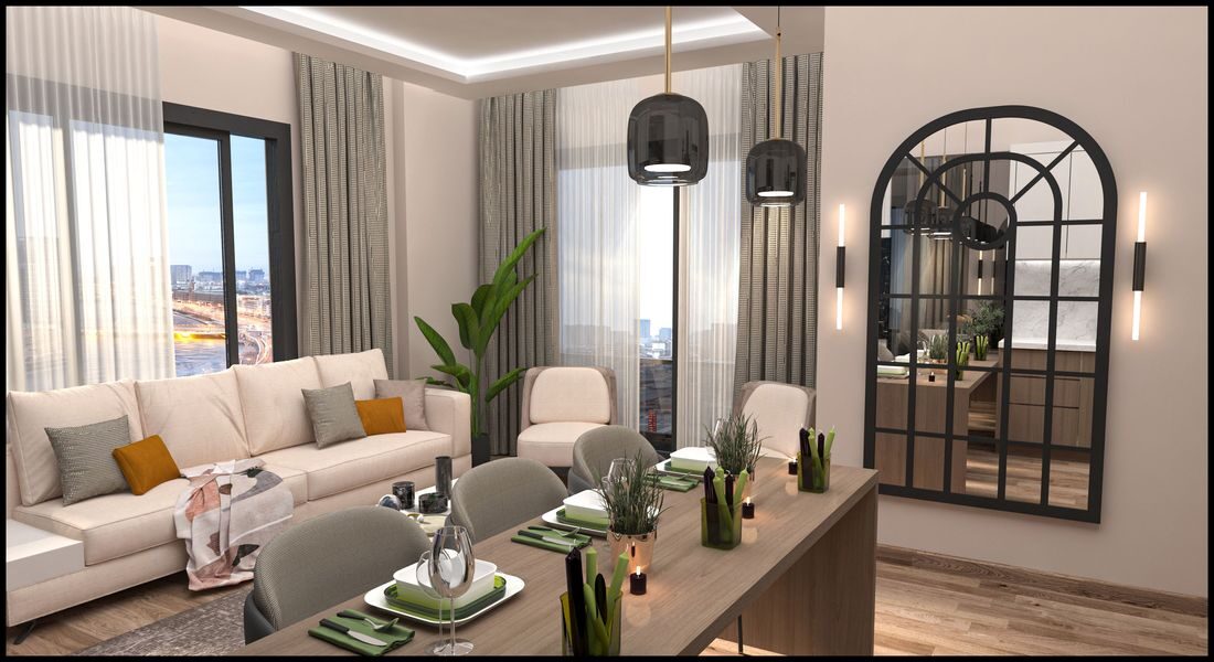 Квартира з 2 спальнями, 110м² в Мерсін, Туреччина [ID: TM03-007]