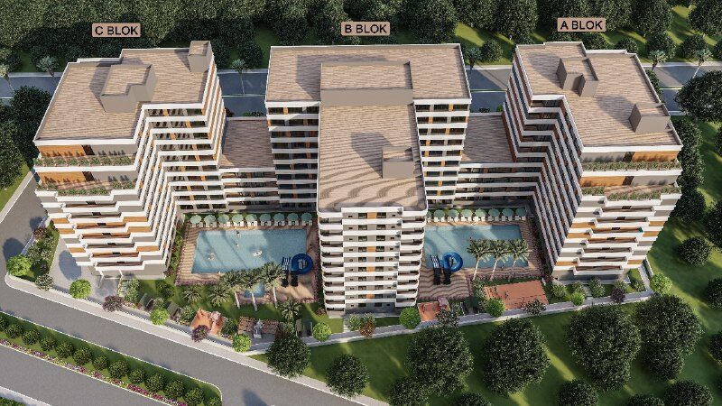 Студії з 1 спальнею, 35м² в Мерсін, Туреччина [ID: TM03-026]