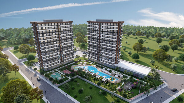 Mieszkanie, 1 sypialnia 43 m² w Mersin