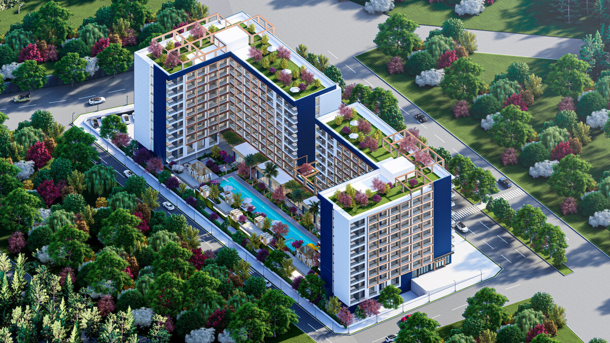 Студії з 1 спальнею, 39м² в Мерсін, Туреччина [ID: TM03-019]