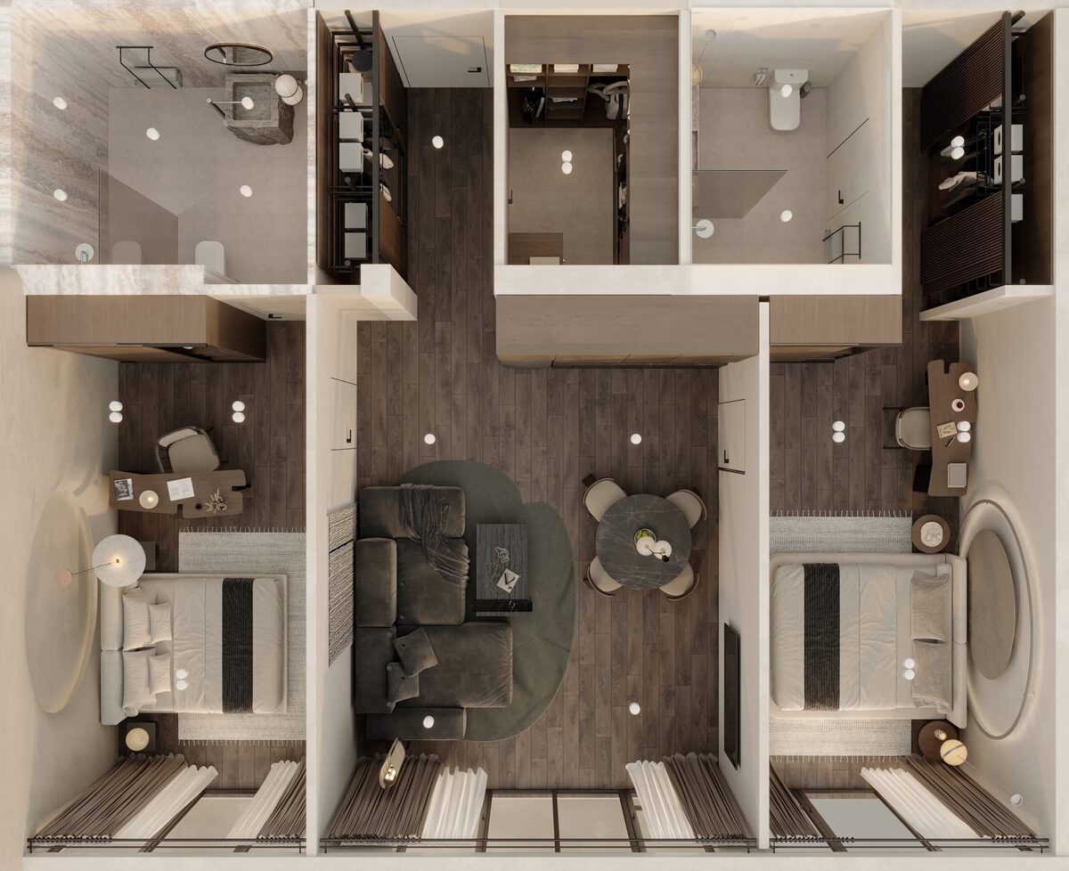 Apartament z 1 sypialnią, 57m² w Wyspa Phuket, Tajlandia [ID: 0205-002]