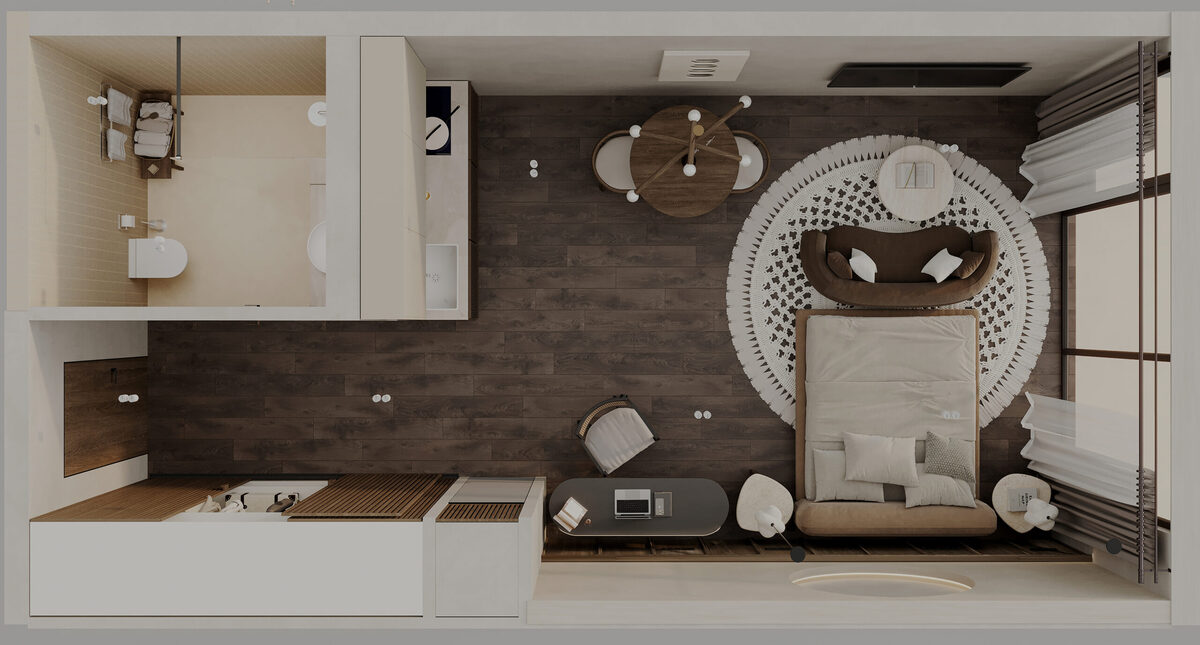 Apartament z 1 sypialnią, 57m² w Wyspa Phuket, Tajlandia [ID: 0205-002]