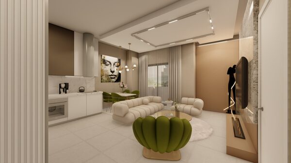 Студия в Газиверен, Северный Кипр, 50м² - изображение 14