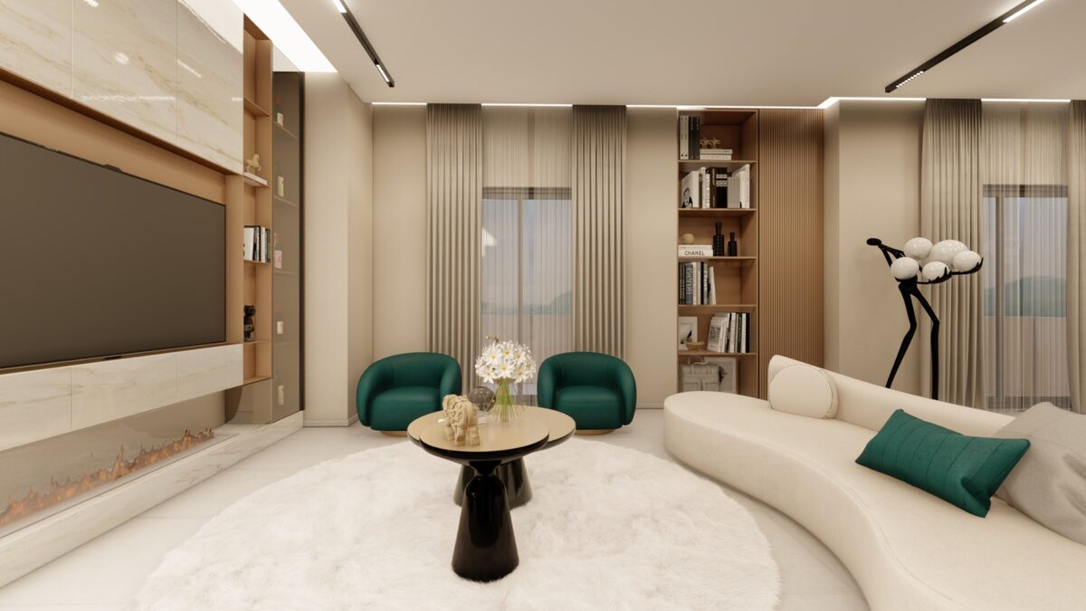 Студия с 1 спальней, 50м² в Газиверен, Северный Кипр [ID: 0603-001]