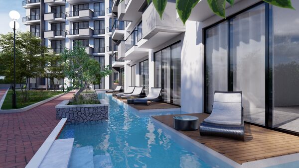 Квартира в Газиверен, Северный Кипр, 70м²