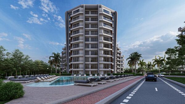 Студия в Газиверен, Северный Кипр, 38.8м² - изображение 2