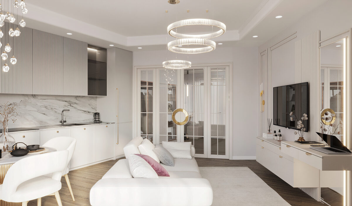 Квартира с 1 спальней, 58.4м² в Газиверен, Северный Кипр [ID: 0603-005]