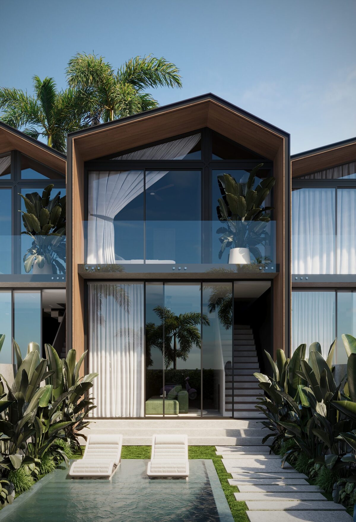 Willa z 2 sypialniami, 95m² w Wyspa Bali, Indonezja [ID: 0909-003]