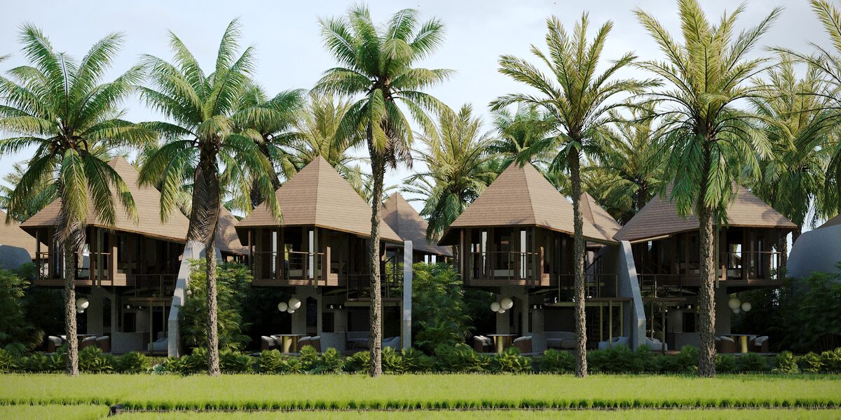 Willa z 2 sypialniami, 158m² w Wyspa Bali, Indonezja [ID: 0909-005]