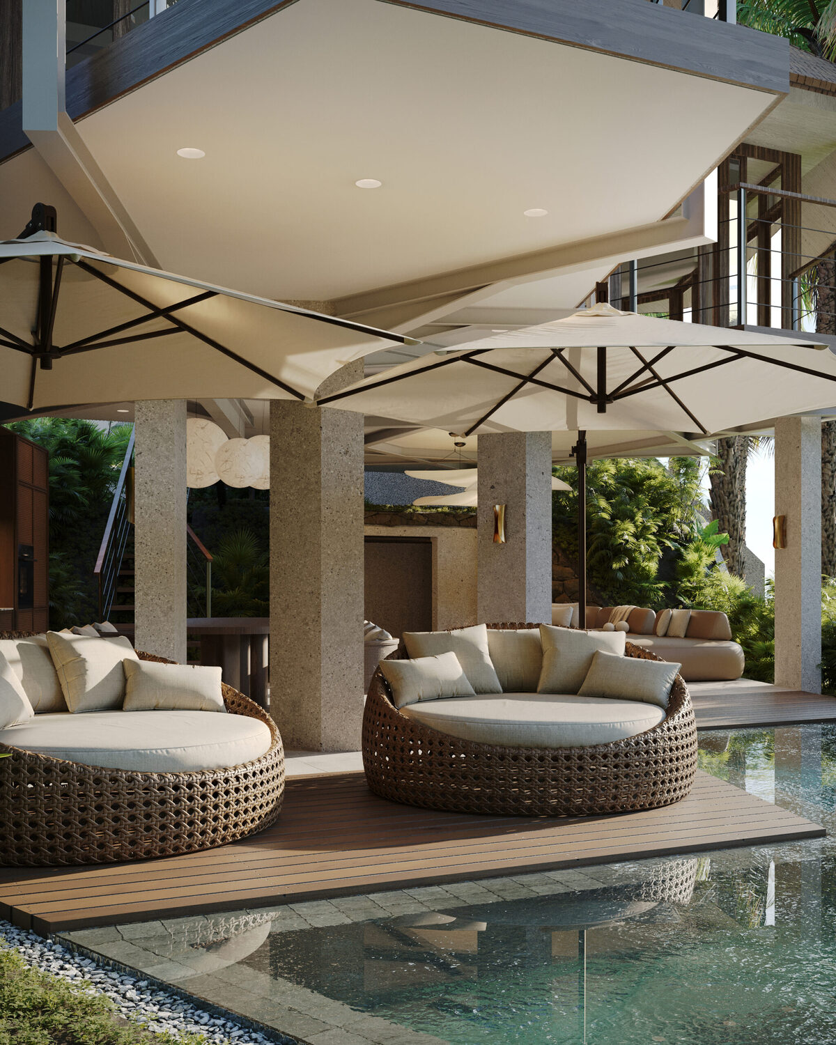 Willa z 2 sypialniami, 158m² w Wyspa Bali, Indonezja [ID: 0909-005]
