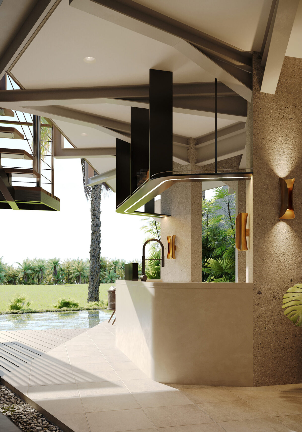 Willa z 1 sypialnią, 87m² w Wyspa Bali, Indonezja [ID: 0909-004]