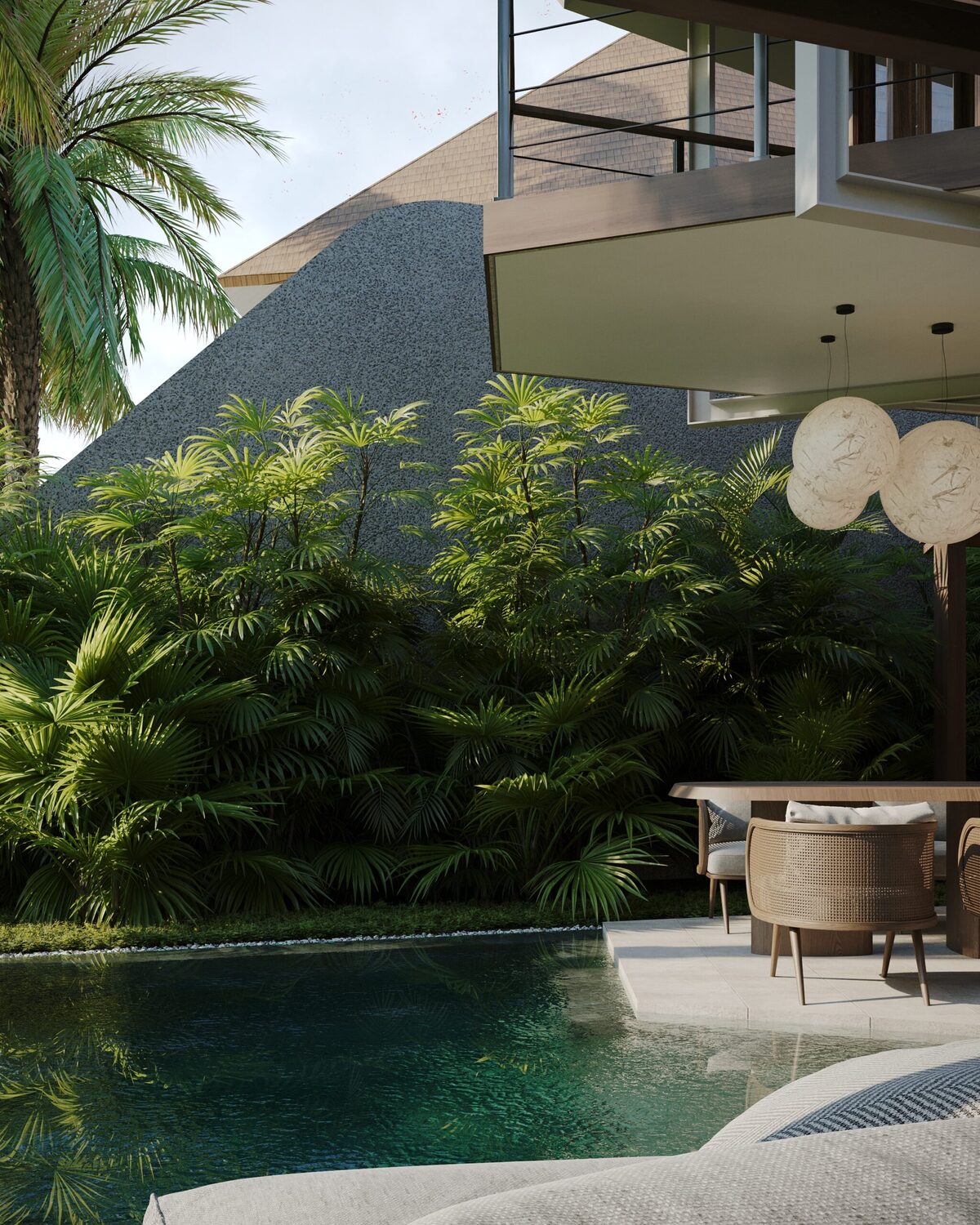 Willa z 2 sypialniami, 158m² w Wyspa Bali, Indonezja [ID: 0909-005]
