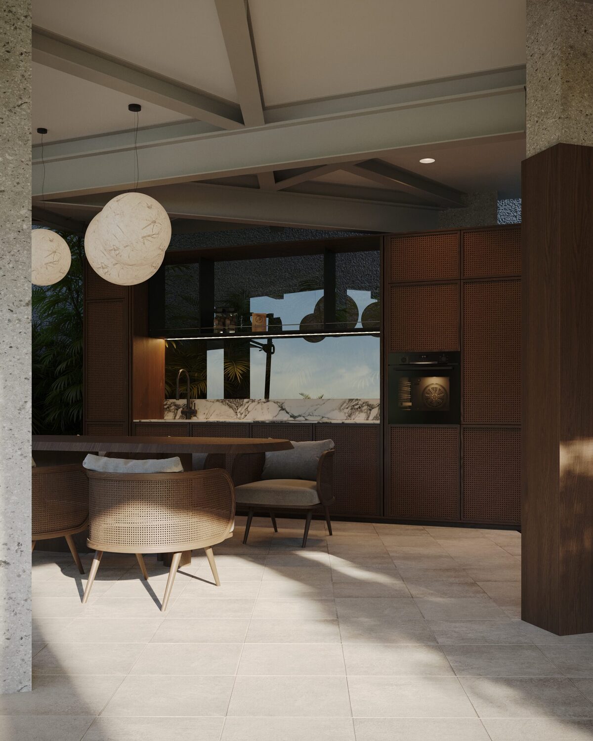 Willa z 2 sypialniami, 158m² w Wyspa Bali, Indonezja [ID: 0909-005]