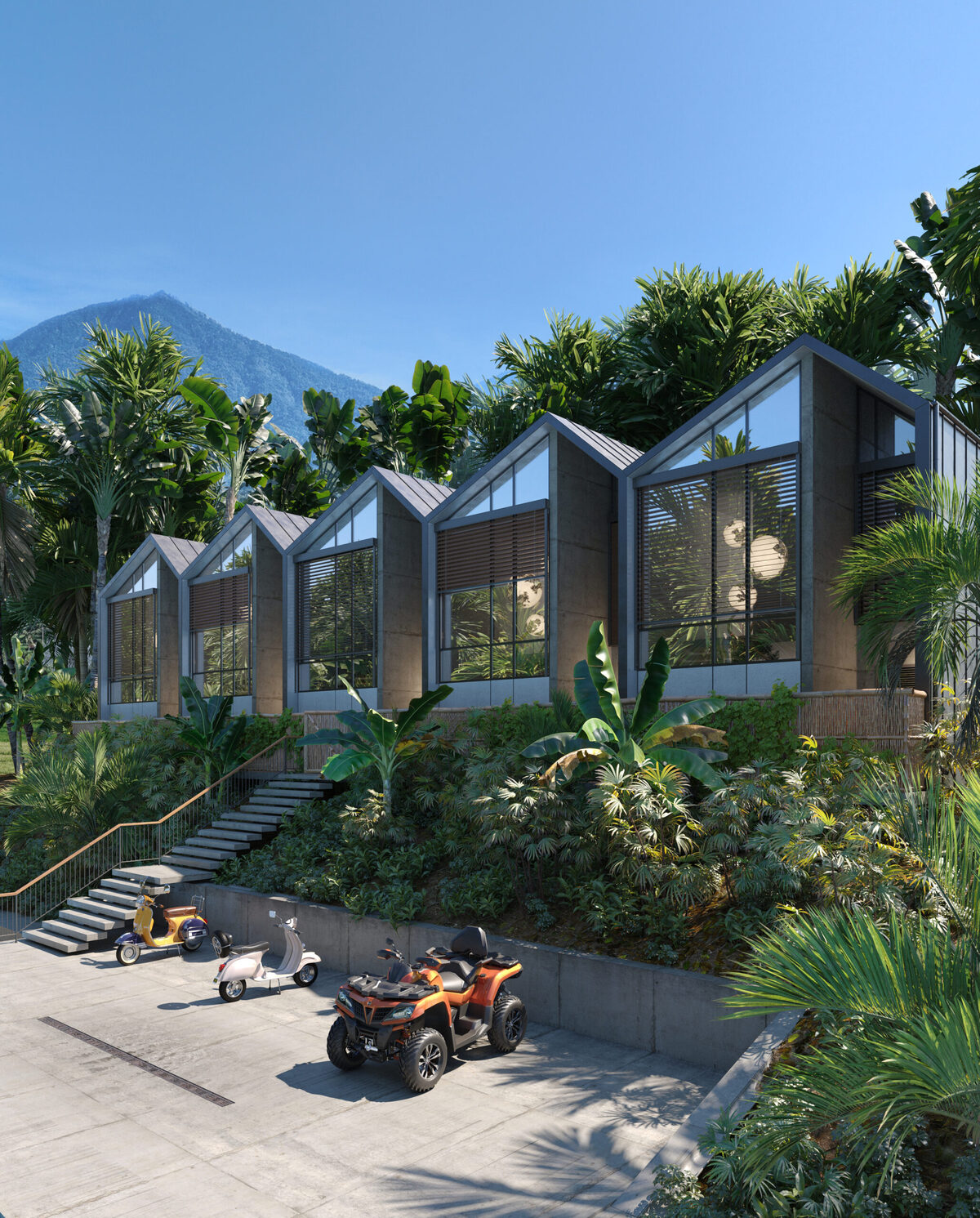 Willa z 1 sypialnią, 80m² w Wyspa Bali, Indonezja [ID: 0909-006]